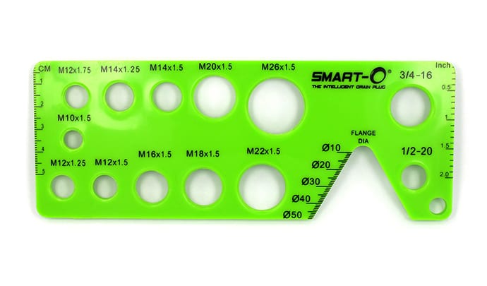 SMART-O Green Plastic Thread Gauge